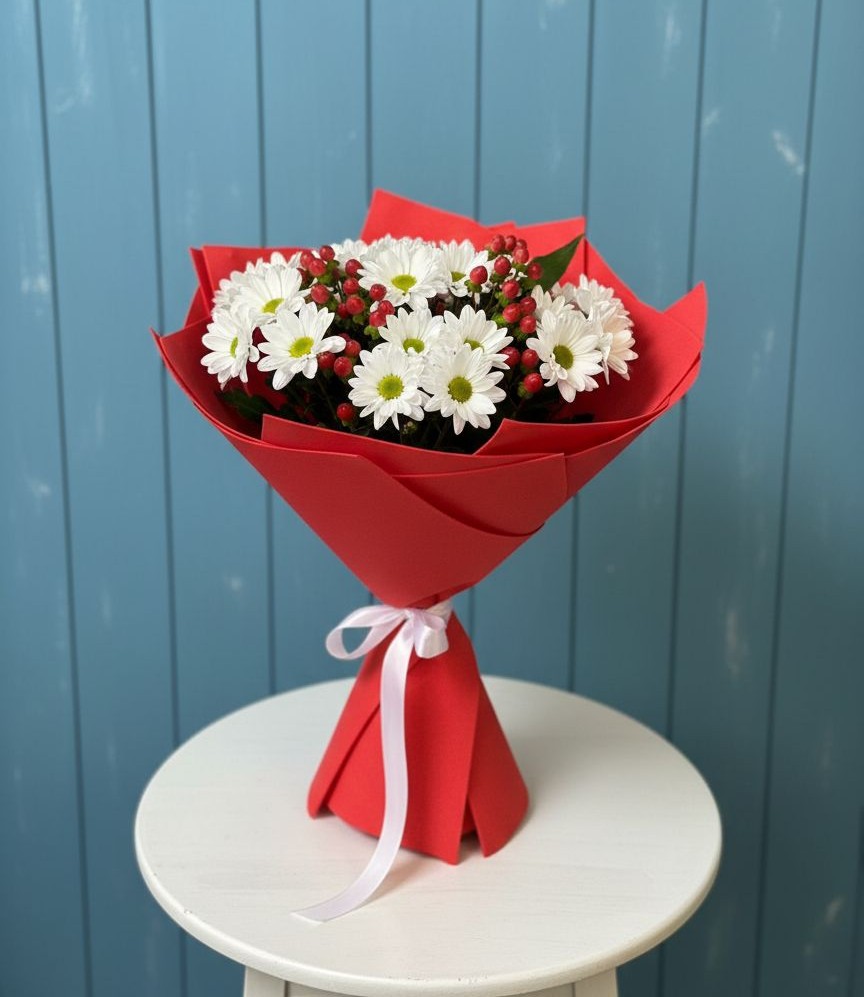 Букет цветов из: Хризантемы в Юрге