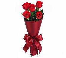 Букет 5 Красных роз Эдлесс Лав в Юрге