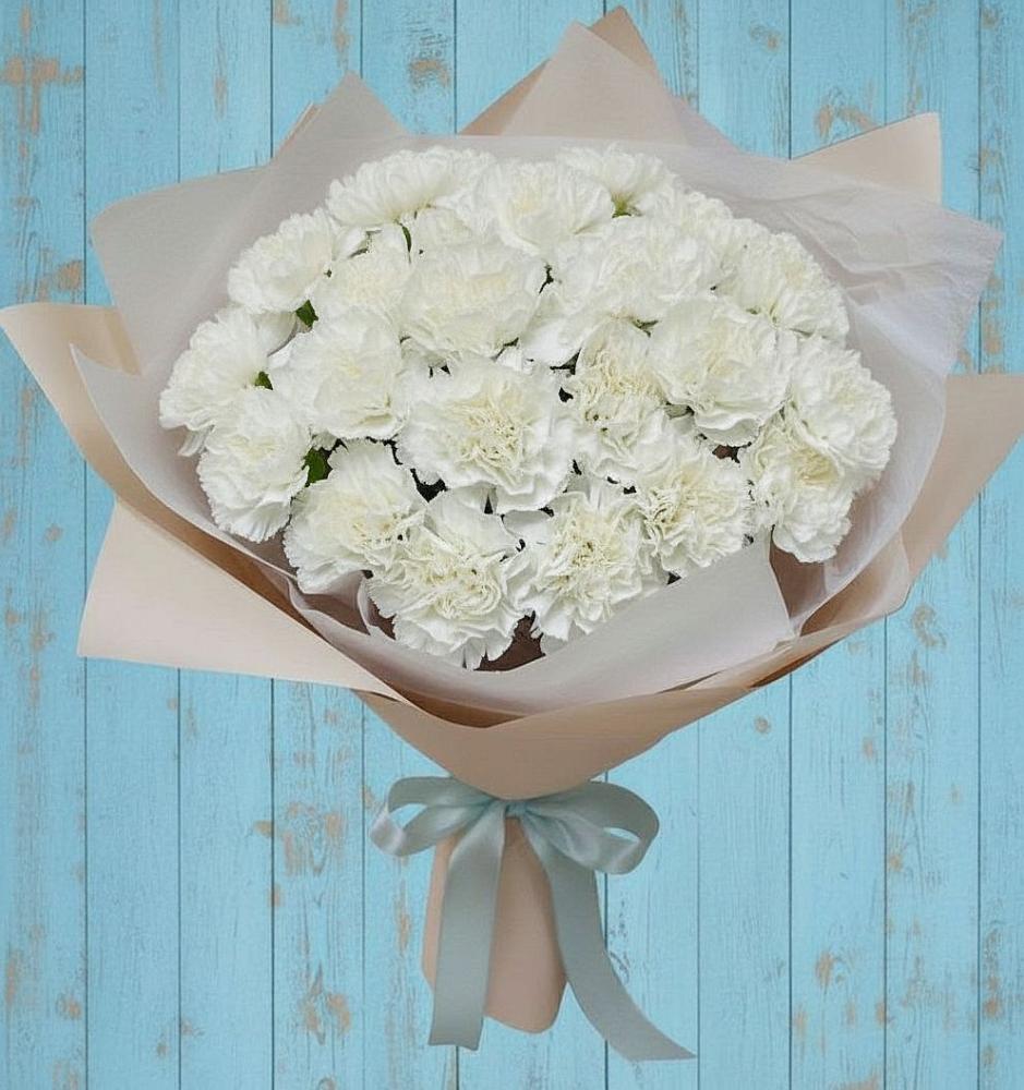 Букет цветов из: Гвоздики в Юрге