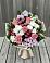 Букет цветов из: Альстромерии, Гвоздики, Розы и Хризантемы в Юрге