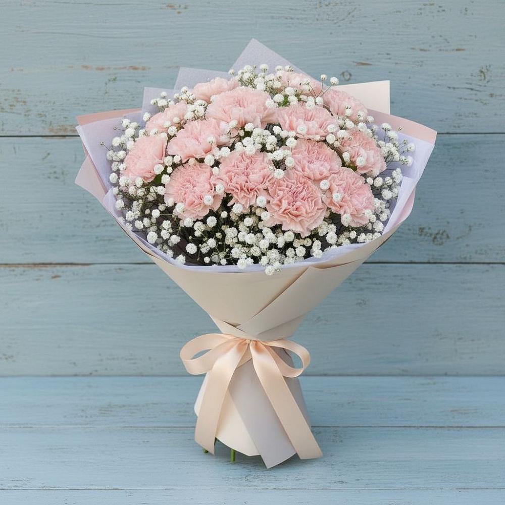 Букет цветов из: Гвоздики в Юрге