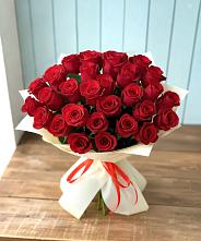 Букет 29 Красных роз в Юрге