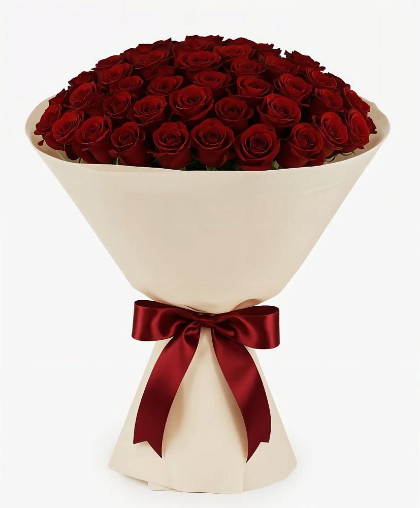 Букет 101 Бордовая роза Блэк Бакарра в Юрге