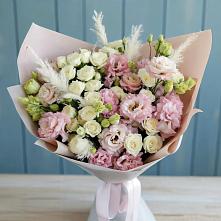 Букет цветов из:  Альстромерии и Розы в Юрге